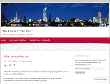 Tablet Screenshot of landoftheunit.wordpress.com