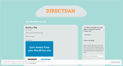 Desktop Screenshot of directdan.wordpress.com