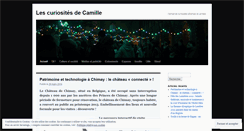 Desktop Screenshot of lescuriositesdecamille.wordpress.com