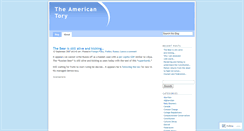 Desktop Screenshot of americantory.wordpress.com