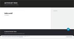 Desktop Screenshot of activebit.wordpress.com