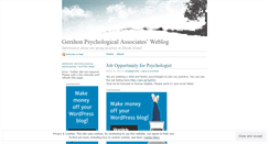 Desktop Screenshot of gershonpsych.wordpress.com