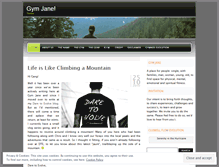 Tablet Screenshot of gymjane.wordpress.com