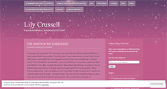 Desktop Screenshot of lilycrussell.wordpress.com