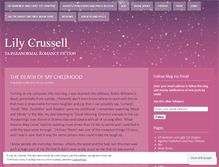Tablet Screenshot of lilycrussell.wordpress.com