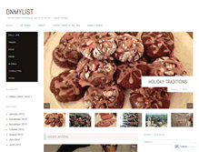 Tablet Screenshot of 0nmylist.wordpress.com
