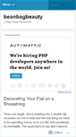 Mobile Screenshot of beanbagbeauty.wordpress.com