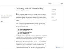 Tablet Screenshot of beanbagbeauty.wordpress.com