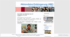 Desktop Screenshot of einbuergern.wordpress.com