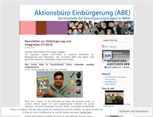 Tablet Screenshot of einbuergern.wordpress.com