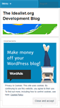 Mobile Screenshot of idealistdev.wordpress.com