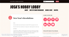 Desktop Screenshot of josashobbylobby.wordpress.com