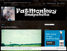 Tablet Screenshot of fatmonkeysnapshots.wordpress.com