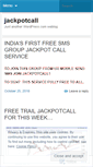 Mobile Screenshot of jackpotcall.wordpress.com