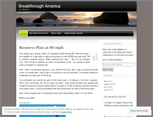 Tablet Screenshot of breakthroughjohn.wordpress.com