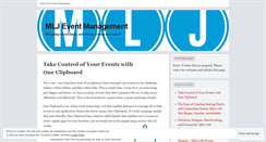 Desktop Screenshot of mljeventsolutions.wordpress.com