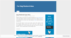 Desktop Screenshot of funstagweekends.wordpress.com
