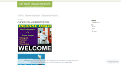 Desktop Screenshot of jobzpost.wordpress.com