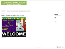 Tablet Screenshot of jobzpost.wordpress.com