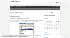 Desktop Screenshot of jinkomet.wordpress.com