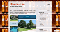 Desktop Screenshot of alaninaustin.wordpress.com