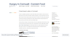 Desktop Screenshot of hungryincornwall.wordpress.com