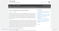 Desktop Screenshot of nickwoodall.wordpress.com