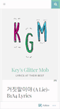 Mobile Screenshot of keysglittermob.wordpress.com