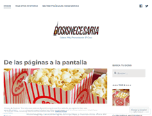 Tablet Screenshot of dosisnecesaria.wordpress.com
