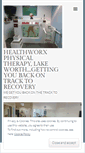 Mobile Screenshot of healthworxphysicaltherapy.wordpress.com