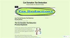 Desktop Screenshot of cardonationstaxdeduction.wordpress.com