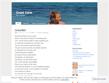 Tablet Screenshot of greatdanemag.wordpress.com