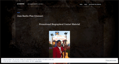 Desktop Screenshot of juanbpina.wordpress.com