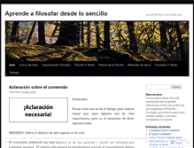 Tablet Screenshot of filosofiadelavida.wordpress.com