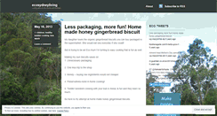 Desktop Screenshot of ecosydneyliving.wordpress.com