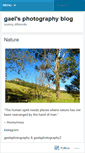 Mobile Screenshot of gaelsphotographyblog.wordpress.com