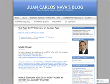 Tablet Screenshot of juancarlosnavanava.wordpress.com