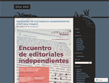 Tablet Screenshot of dfm909.wordpress.com