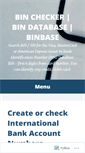 Mobile Screenshot of binchecker.wordpress.com