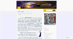 Desktop Screenshot of coolmath.wordpress.com