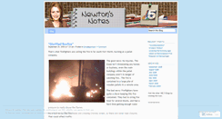 Desktop Screenshot of newtonsnotes.wordpress.com