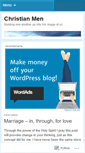 Mobile Screenshot of christianmen.wordpress.com
