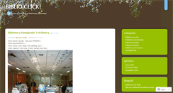 Desktop Screenshot of biblioclick.wordpress.com