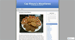 Desktop Screenshot of capkhoury.wordpress.com