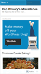 Mobile Screenshot of capkhoury.wordpress.com