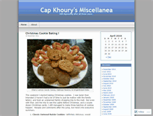 Tablet Screenshot of capkhoury.wordpress.com