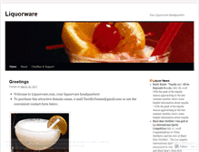 Tablet Screenshot of liquorware.wordpress.com