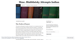 Desktop Screenshot of mmeblahblatskyattemptsindian.wordpress.com