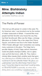 Mobile Screenshot of mmeblahblatskyattemptsindian.wordpress.com