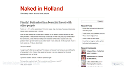 Desktop Screenshot of nakedinholland.wordpress.com